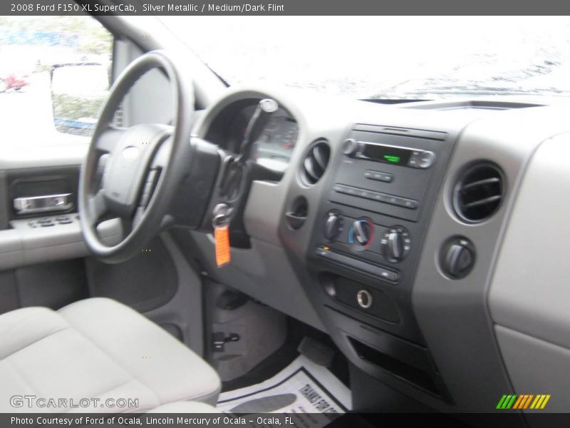 Silver Metallic / Medium/Dark Flint 2008 Ford F150 XL SuperCab