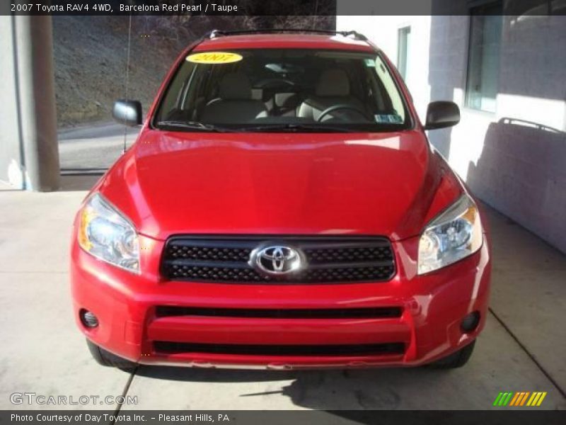 Barcelona Red Pearl / Taupe 2007 Toyota RAV4 4WD