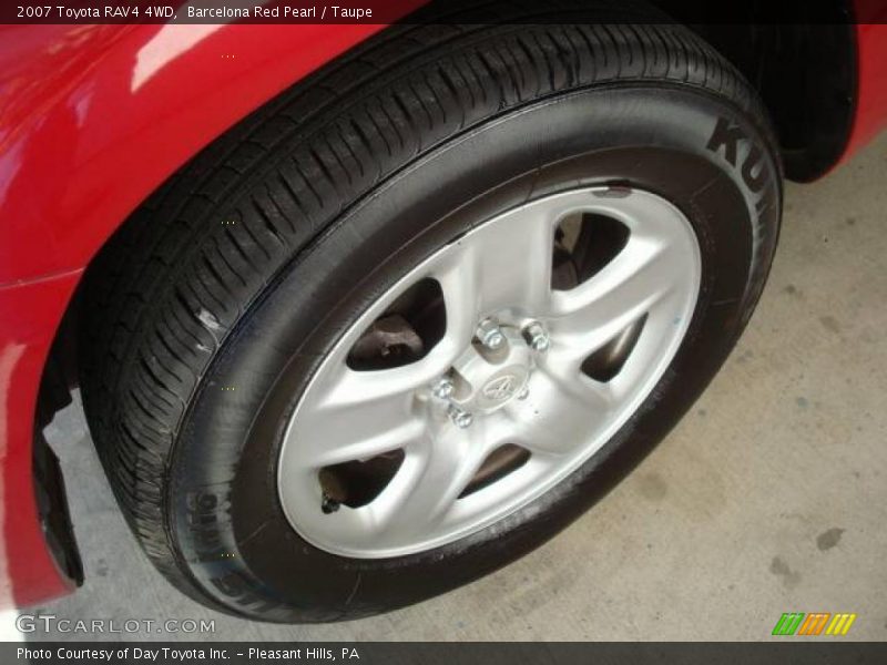 Barcelona Red Pearl / Taupe 2007 Toyota RAV4 4WD