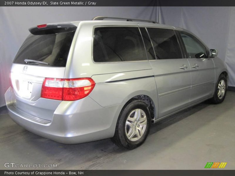 Slate Green Metallic / Gray 2007 Honda Odyssey EX