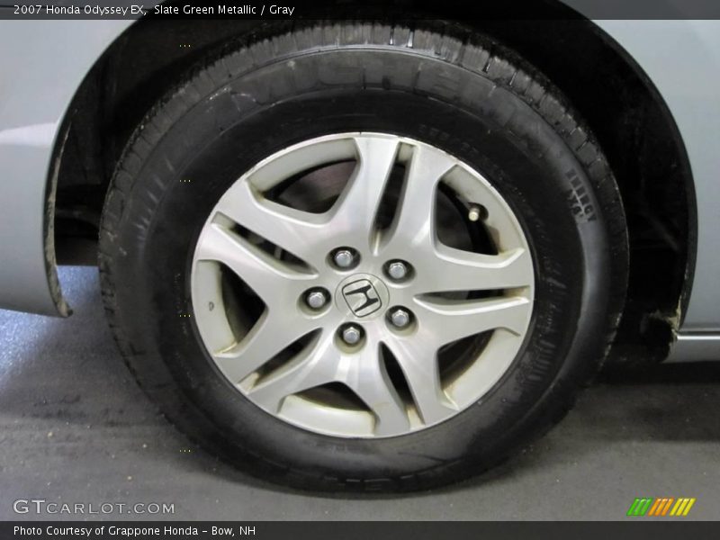Slate Green Metallic / Gray 2007 Honda Odyssey EX