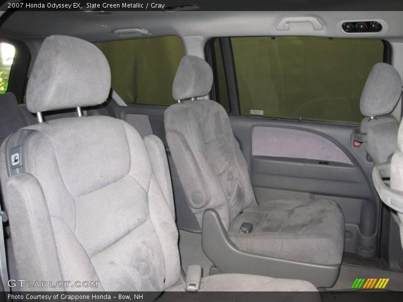 Slate Green Metallic / Gray 2007 Honda Odyssey EX