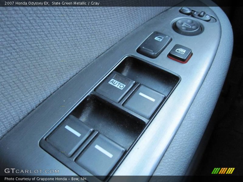 Slate Green Metallic / Gray 2007 Honda Odyssey EX