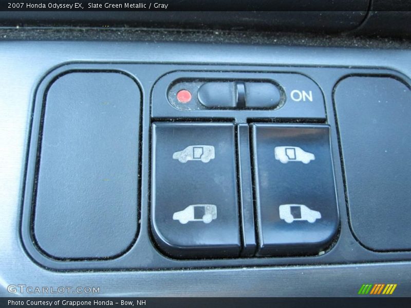 Slate Green Metallic / Gray 2007 Honda Odyssey EX