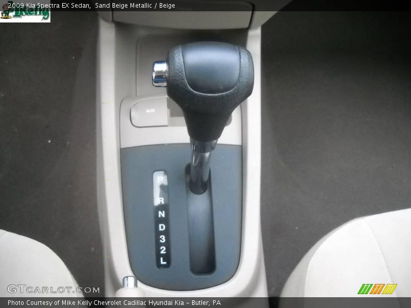 Sand Beige Metallic / Beige 2009 Kia Spectra EX Sedan