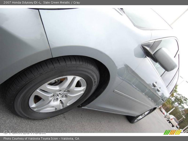 Slate Green Metallic / Gray 2007 Honda Odyssey EX-L