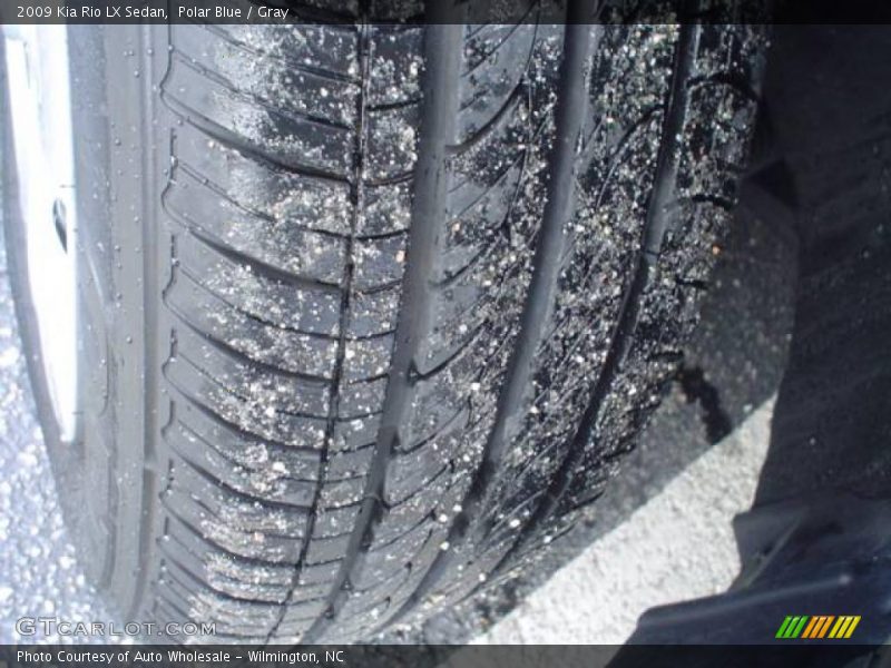 Polar Blue / Gray 2009 Kia Rio LX Sedan