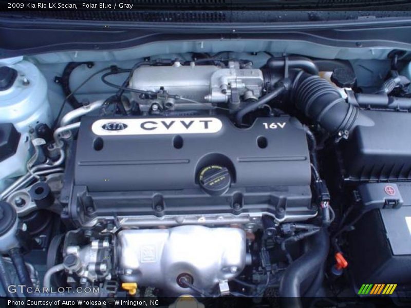 Polar Blue / Gray 2009 Kia Rio LX Sedan