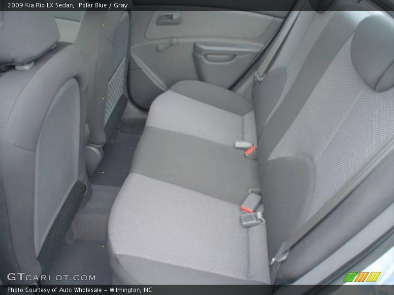 Polar Blue / Gray 2009 Kia Rio LX Sedan