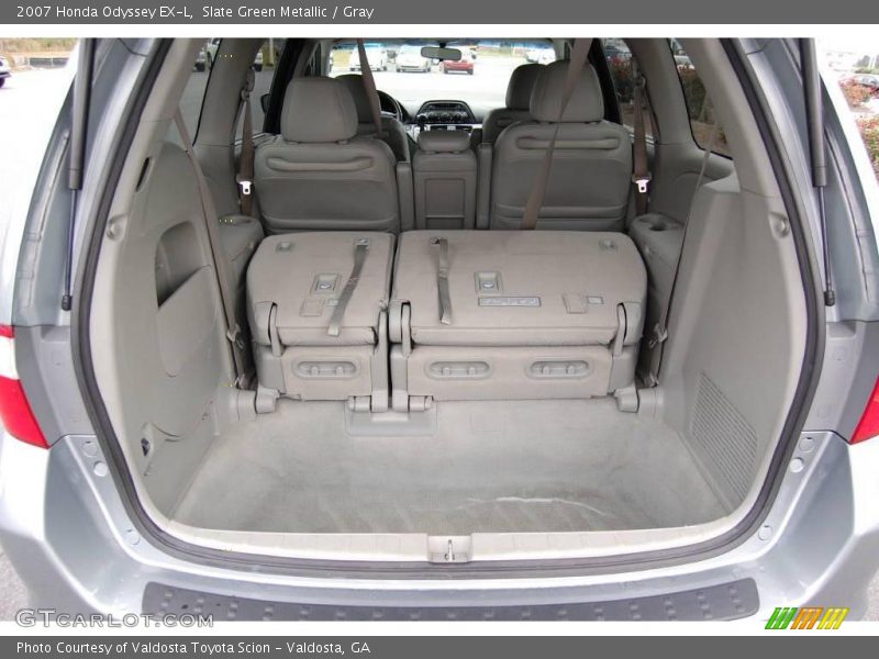 Slate Green Metallic / Gray 2007 Honda Odyssey EX-L