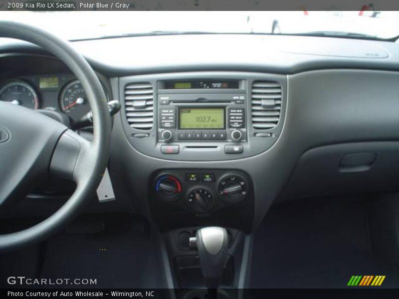 Polar Blue / Gray 2009 Kia Rio LX Sedan