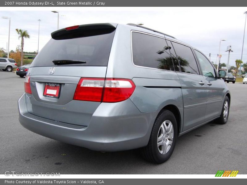 Slate Green Metallic / Gray 2007 Honda Odyssey EX-L