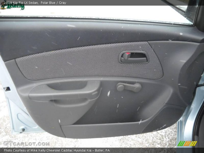 Polar Blue / Gray 2009 Kia Rio LX Sedan