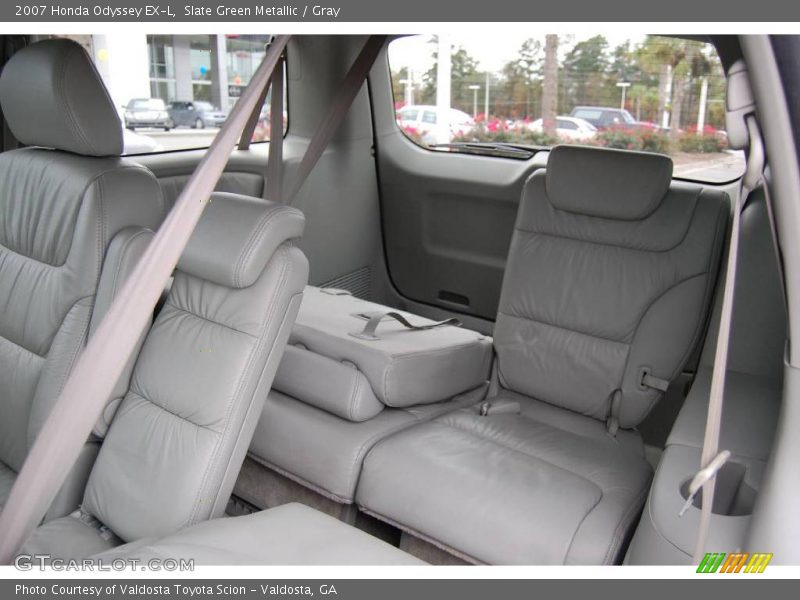 Slate Green Metallic / Gray 2007 Honda Odyssey EX-L