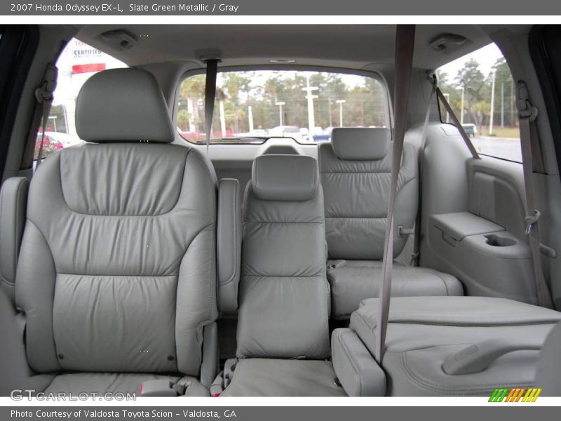 Slate Green Metallic / Gray 2007 Honda Odyssey EX-L