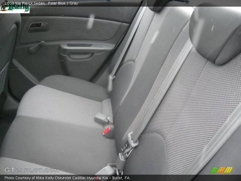 Polar Blue / Gray 2009 Kia Rio LX Sedan
