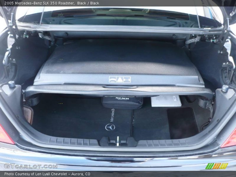 Black / Black 2005 Mercedes-Benz SLK 350 Roadster