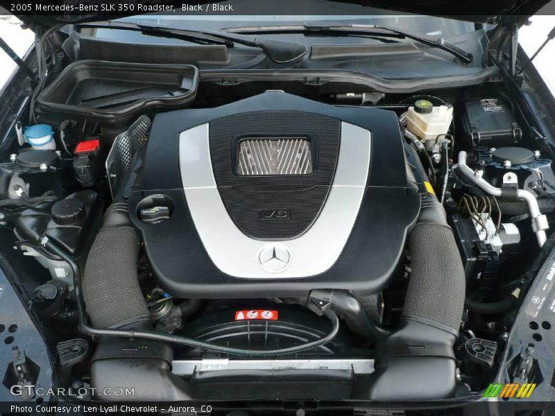 Black / Black 2005 Mercedes-Benz SLK 350 Roadster