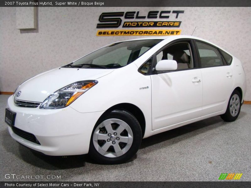 Super White / Bisque Beige 2007 Toyota Prius Hybrid