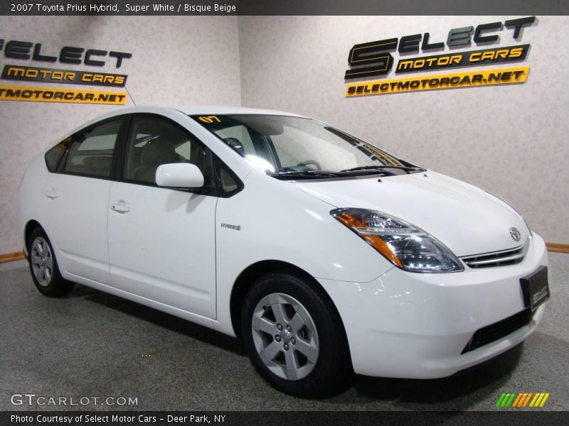 Super White / Bisque Beige 2007 Toyota Prius Hybrid