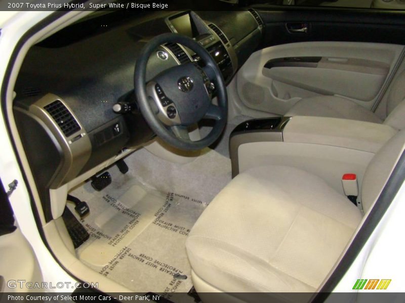 Super White / Bisque Beige 2007 Toyota Prius Hybrid
