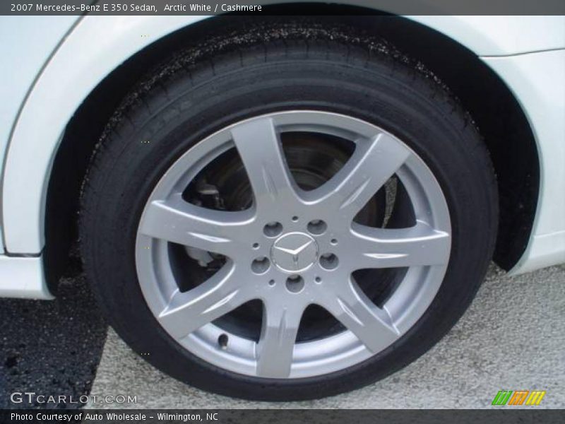 Arctic White / Cashmere 2007 Mercedes-Benz E 350 Sedan