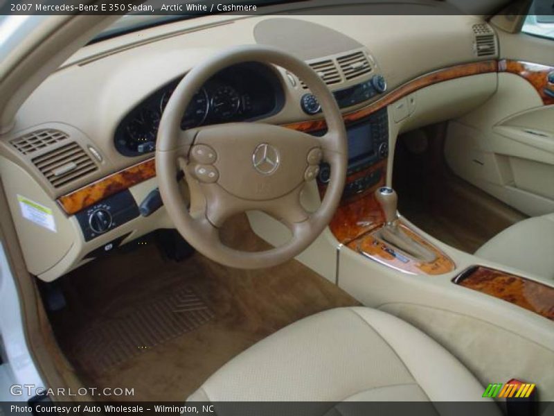 Arctic White / Cashmere 2007 Mercedes-Benz E 350 Sedan