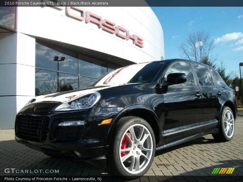 Black / Black/Black Alcantara 2010 Porsche Cayenne GTS