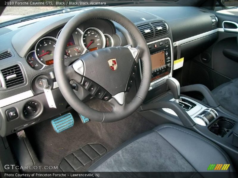 Black / Black/Black Alcantara 2010 Porsche Cayenne GTS