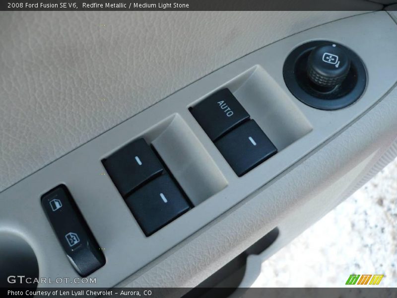 Redfire Metallic / Medium Light Stone 2008 Ford Fusion SE V6