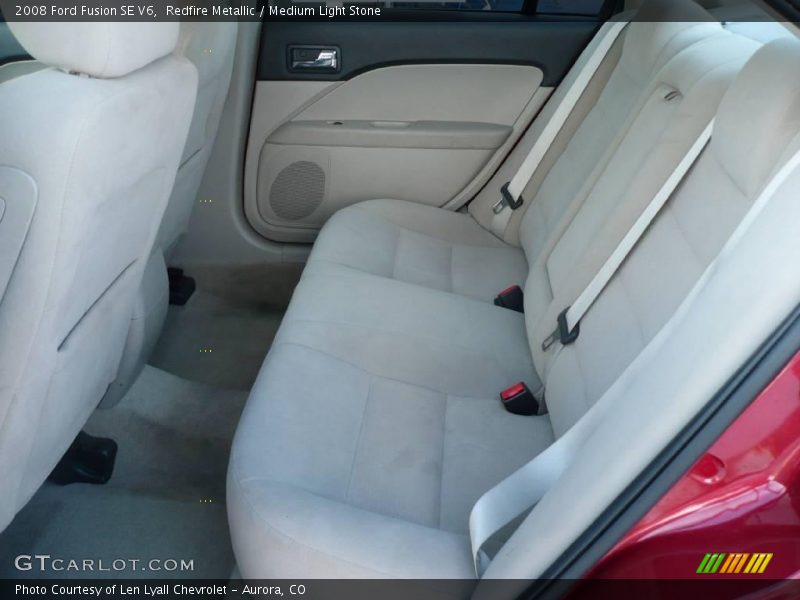 Redfire Metallic / Medium Light Stone 2008 Ford Fusion SE V6