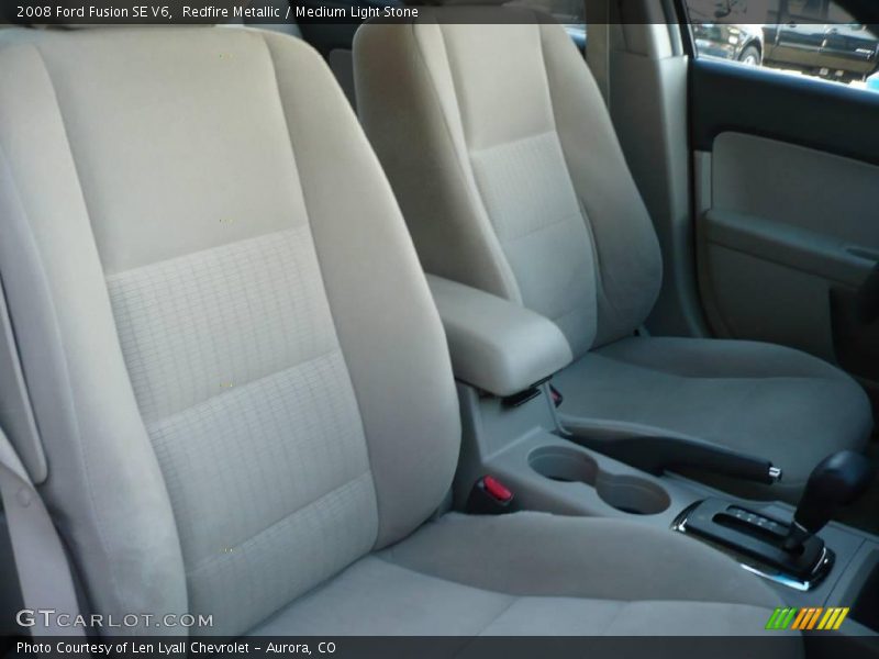 Redfire Metallic / Medium Light Stone 2008 Ford Fusion SE V6