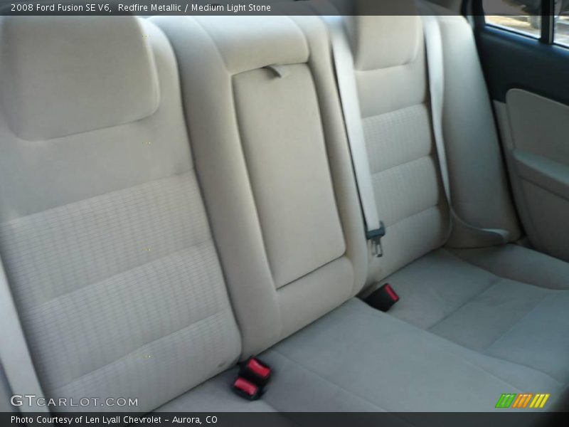 Redfire Metallic / Medium Light Stone 2008 Ford Fusion SE V6