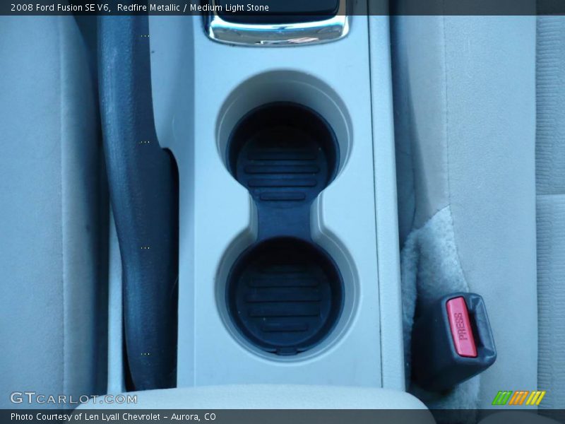 Redfire Metallic / Medium Light Stone 2008 Ford Fusion SE V6