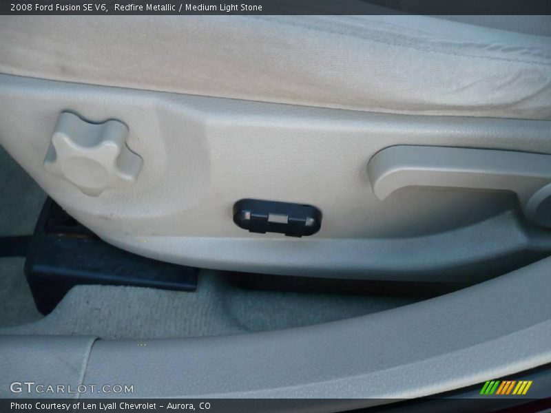 Redfire Metallic / Medium Light Stone 2008 Ford Fusion SE V6