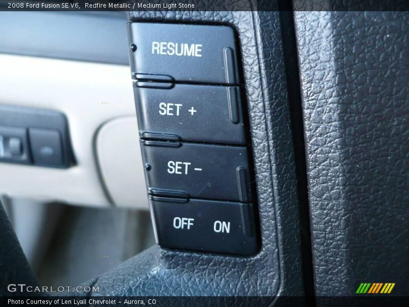 Redfire Metallic / Medium Light Stone 2008 Ford Fusion SE V6
