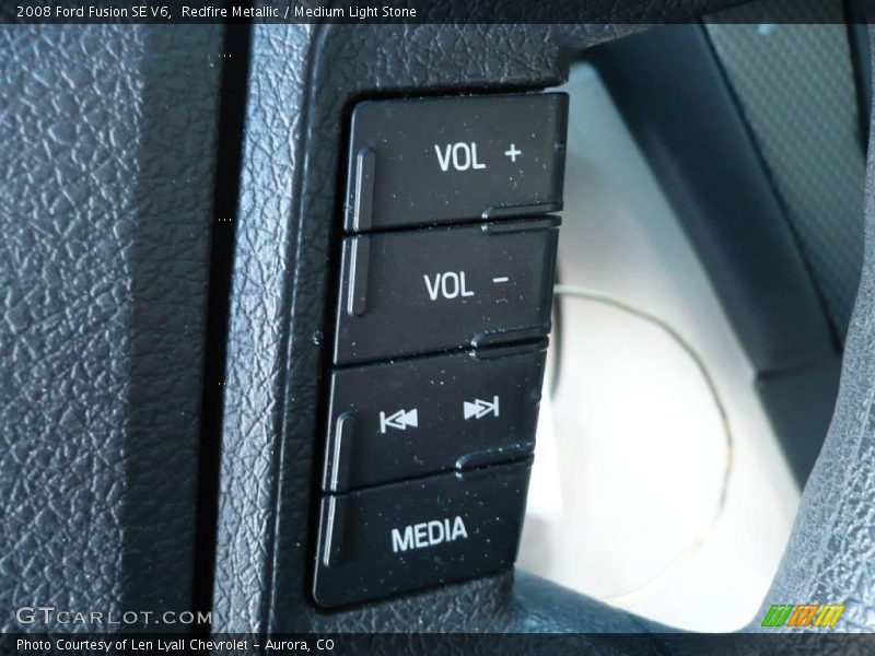 Redfire Metallic / Medium Light Stone 2008 Ford Fusion SE V6