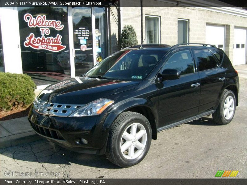 Super Black / Charcoal 2004 Nissan Murano SE AWD
