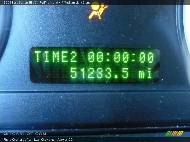 Redfire Metallic / Medium Light Stone 2008 Ford Fusion SE V6