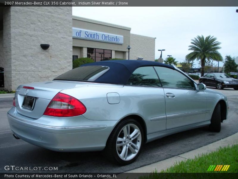 Iridium Silver Metallic / Stone 2007 Mercedes-Benz CLK 350 Cabriolet
