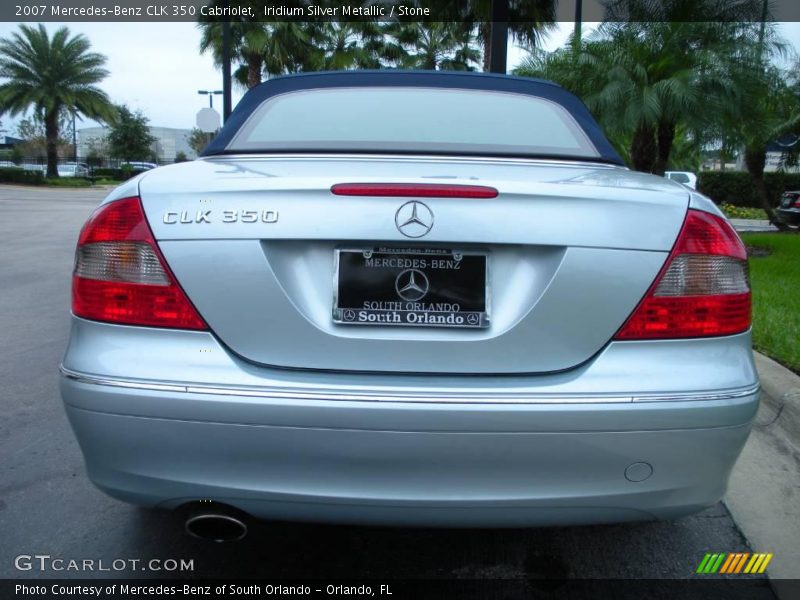 Iridium Silver Metallic / Stone 2007 Mercedes-Benz CLK 350 Cabriolet