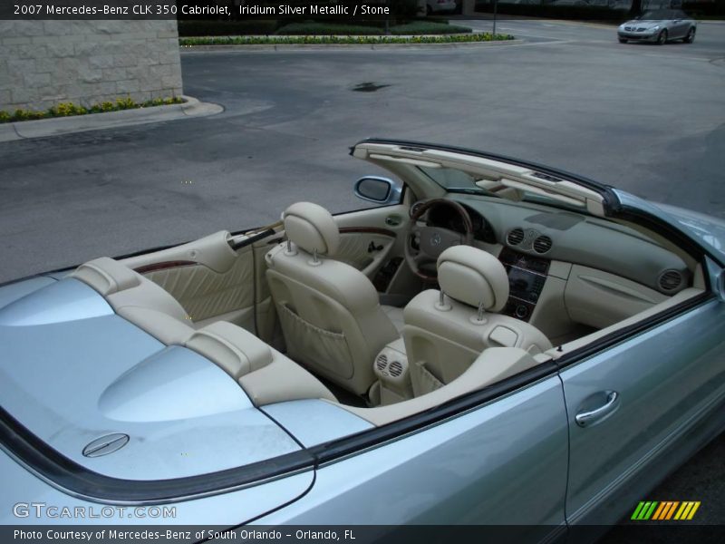 Iridium Silver Metallic / Stone 2007 Mercedes-Benz CLK 350 Cabriolet