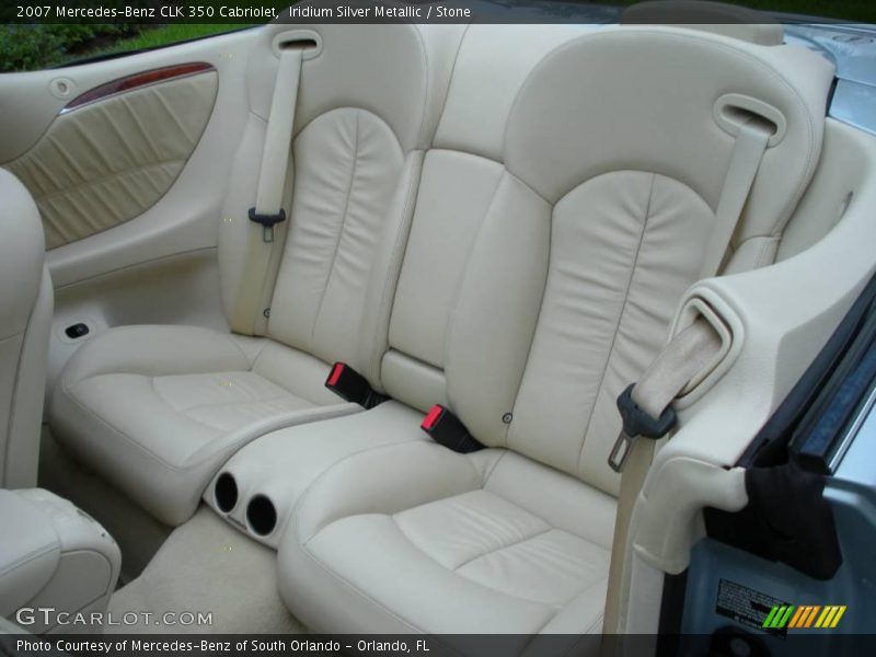 Iridium Silver Metallic / Stone 2007 Mercedes-Benz CLK 350 Cabriolet