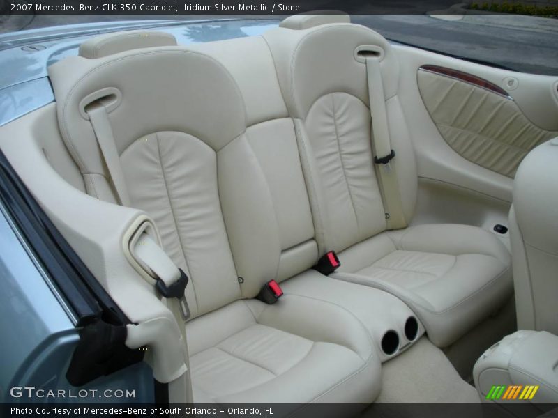 Iridium Silver Metallic / Stone 2007 Mercedes-Benz CLK 350 Cabriolet