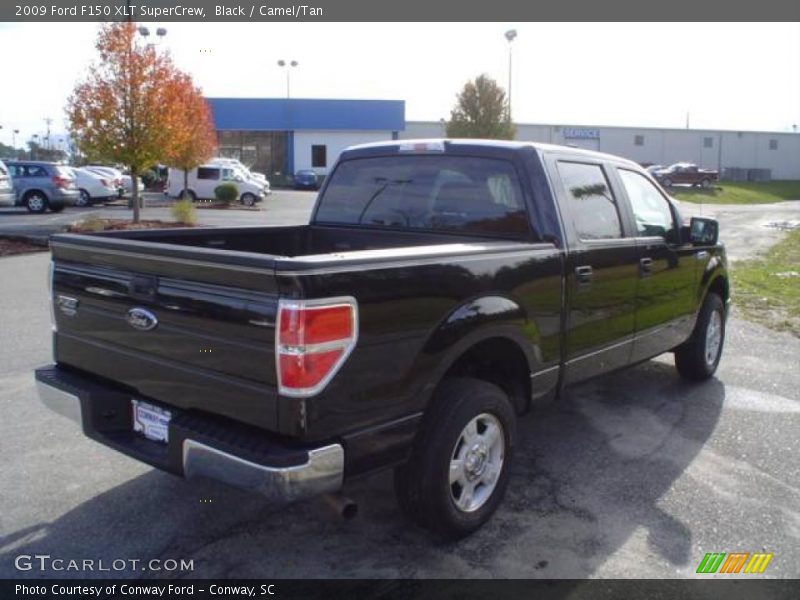 Black / Camel/Tan 2009 Ford F150 XLT SuperCrew