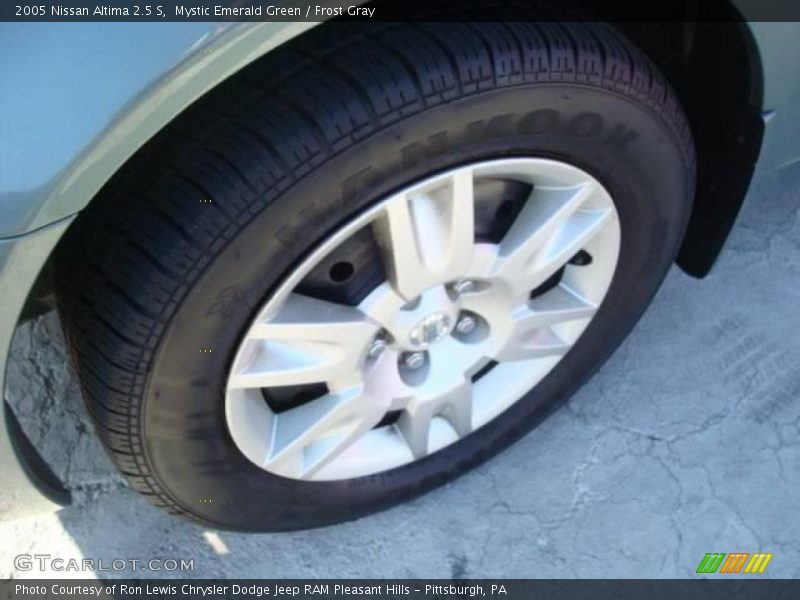 Mystic Emerald Green / Frost Gray 2005 Nissan Altima 2.5 S