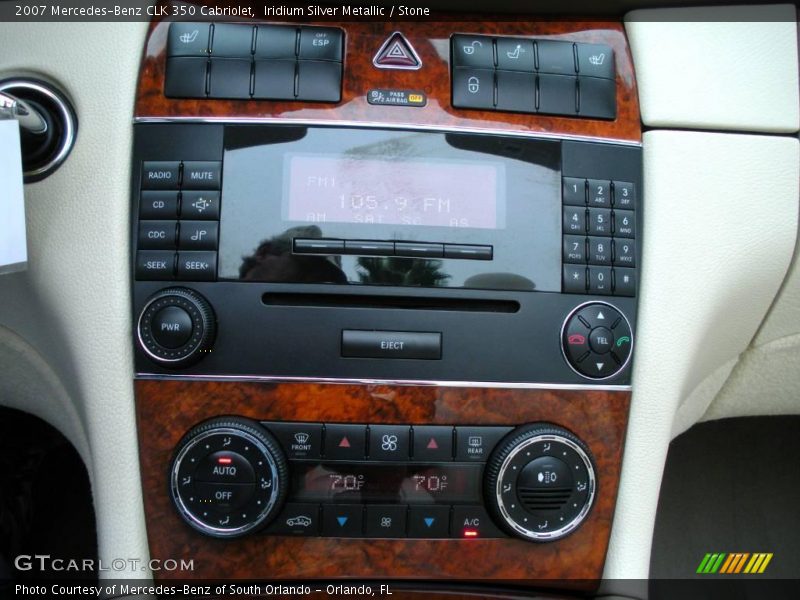 Iridium Silver Metallic / Stone 2007 Mercedes-Benz CLK 350 Cabriolet
