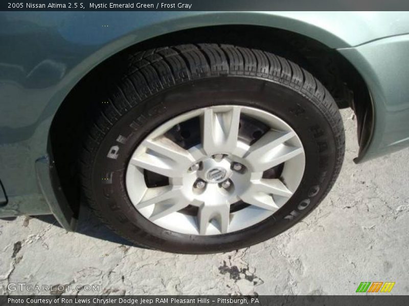Mystic Emerald Green / Frost Gray 2005 Nissan Altima 2.5 S
