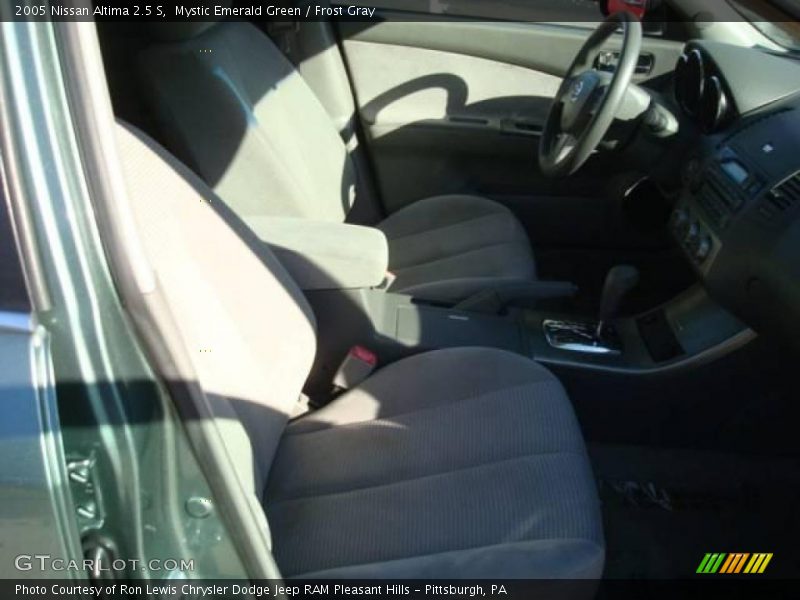 Mystic Emerald Green / Frost Gray 2005 Nissan Altima 2.5 S