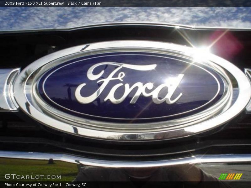 Black / Camel/Tan 2009 Ford F150 XLT SuperCrew
